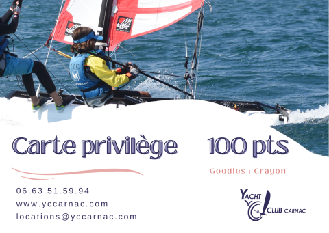 Carte privilège = 100