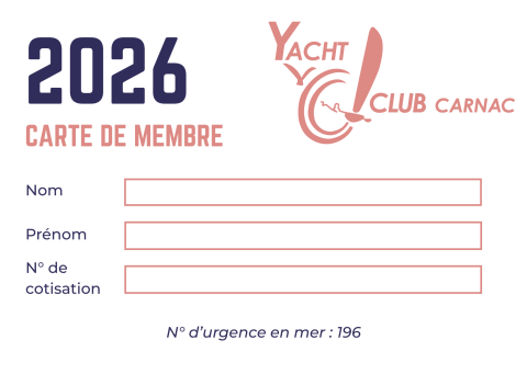 2026 - Cotisation club annuelle 